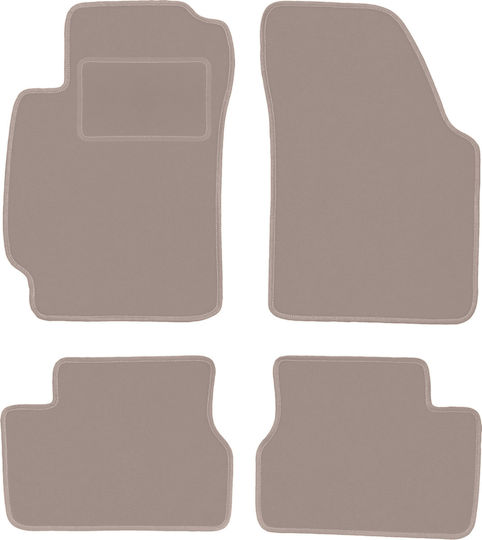 Beige Samt Fußmatten Honda HR-V I Crossover 1999-2006