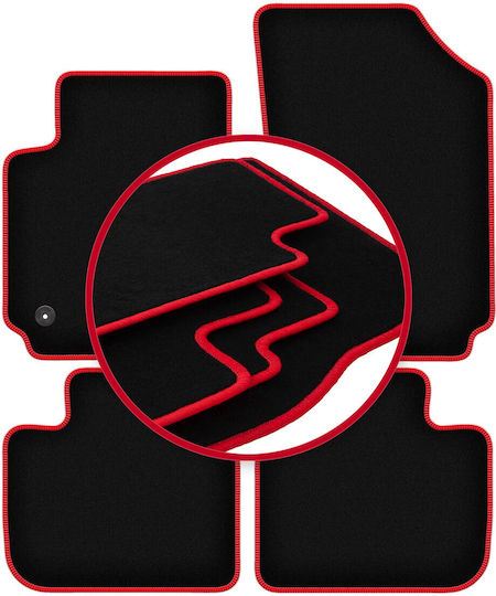 Carlux-red Car Mats Citroen C4 Cactus Ii Crossover 2018