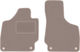 Beige Front Car Mats Audi TT II 8J Cabrio Roadster Coupe 2006-2014