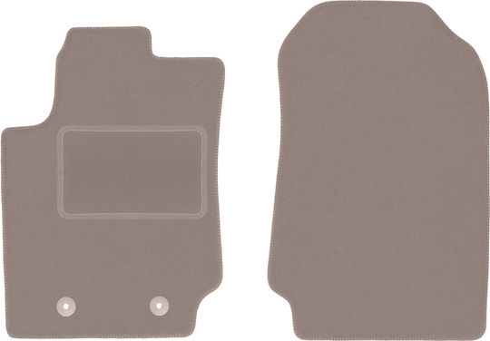 Beige Front Floor Mats Ford Ranger Raptor Pickup 2019