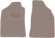 Beige Front Mats Mazda Bt-50 Pickup 2007-2012