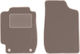 Beige Front Mats Toyota Corolla E10 Hatchback Wagon Sedan 1992-1997