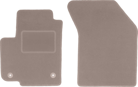 Beige Front Floor Mats Fiat Sedici Hatchback 2006-2014