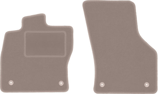 Beige Front Mats Volkswagen Arteon Liftback Shooting Brake 2017