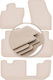 Premium Beige Car Mats Seat Tarraco 7-Seater 2018