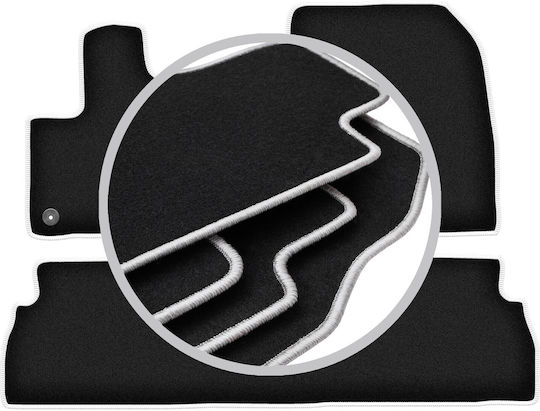 Carlux-silver Car Mats Peugeot Rifter Kombivan 2018