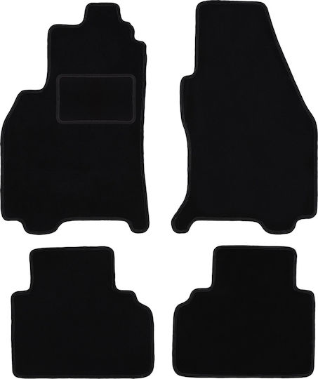 Black Velvet Floor Mats Ford Cougar Coupe 1998-2004