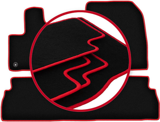 Carlux-red Car Mats Citroen Rifter Kombivan 2018