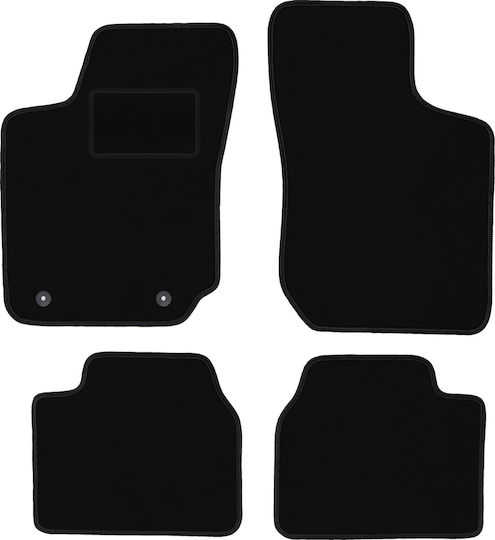 Black Velvet Floor Mats Opel Tigra A Coupe 1994-2002