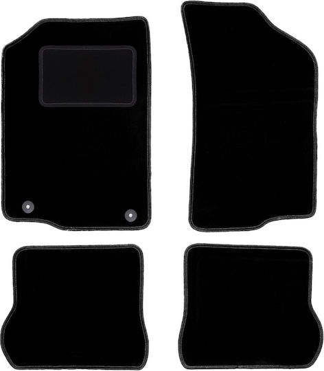 Black Velvet Floor Mats Volkswagen Scirocco Ii Coupe 1981-1992