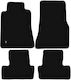 Schwarze Samt-Fußmatten Basic für Ford Mustang Mk5 Coupe 2004-2014