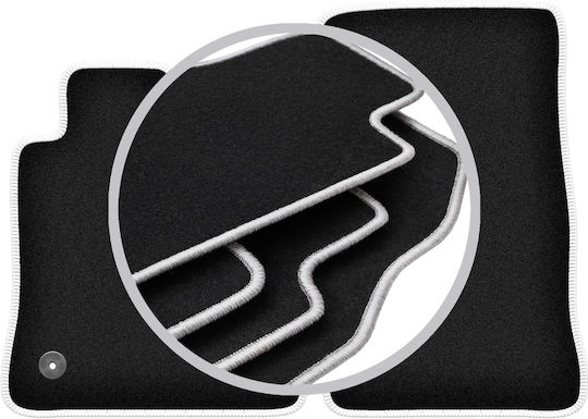 Carlux Silver Car Mats Chevrolet Camaro VI Coupe 2015-2020