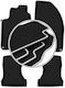 Carlux Silver Car Mats Lancia Kappa Coupe 1994-2001
