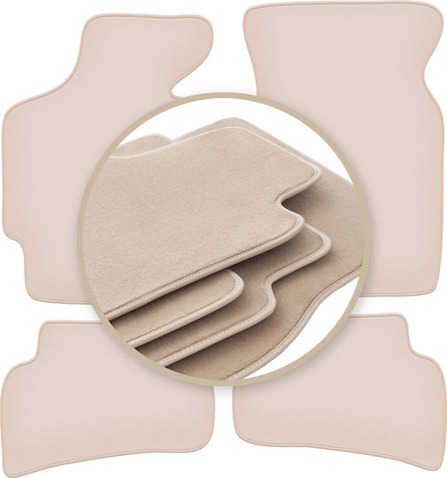 Premium Beige Car Mats Mazda MX-6 I Coupe 1988-1992