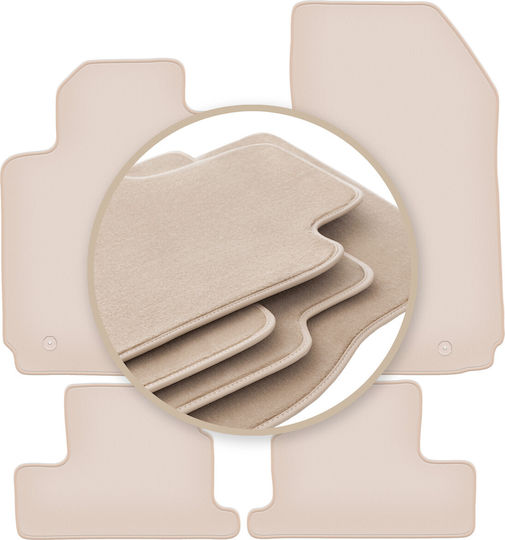 Premium Beige Floor Mats Alfa Romeo Brera Coupe 2005-2010