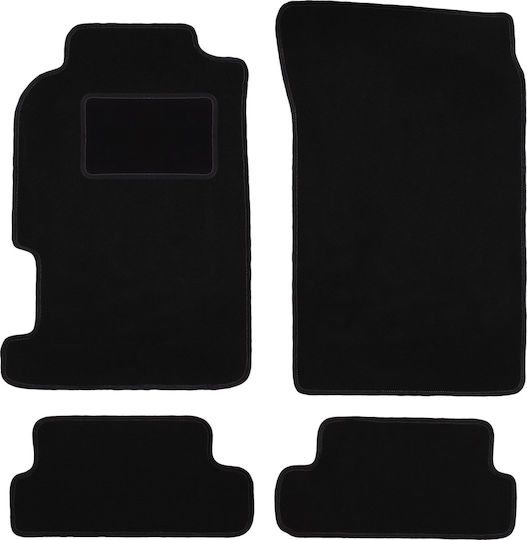 Black Velvet Floor Mats Honda Prelude V Coupe 1996-2001