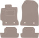 Beige Velvet Car Mats Subaru BRZ Coupe 2011