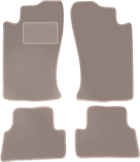 Beige Velvet Floor Mats Mitsubishi Eclipse 2g Coupe 1995-1999