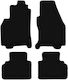 Schwarze Samt-Fußmatten Basic Ford Cougar Coupe 1998-2004
