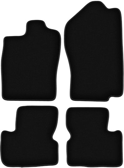 Basic Schwarze Samt Fußmatten Opel Calibra Coupe 1989-1997