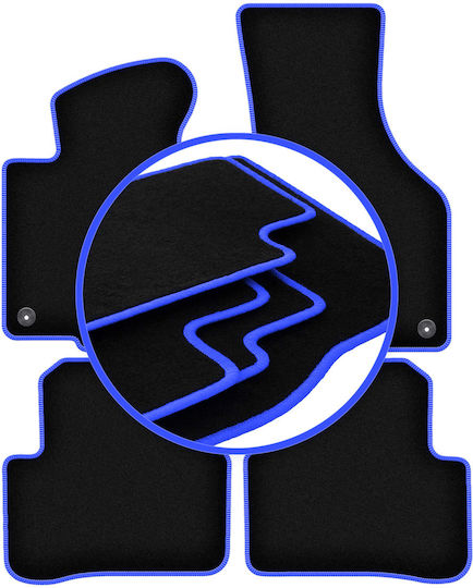 Carlux-blue Car Mats Volkswagen Passat Cc Coupe 2008-2012