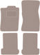 Beige Velvet Floor Mats Volkswagen Corrado Coupe 1988-1994