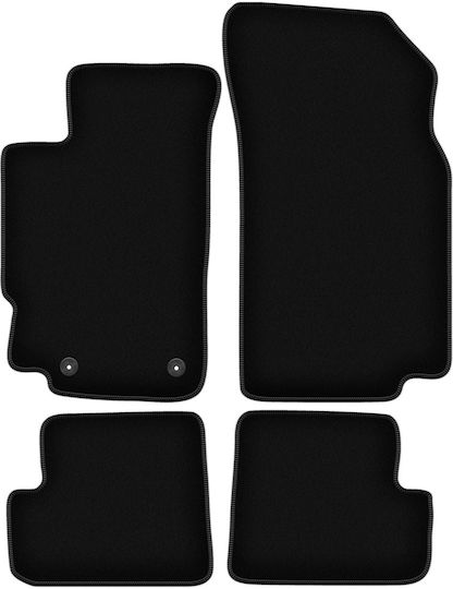 Basic Black Velvet Floor Mats Peugeot 406 Coupe 1995-2004