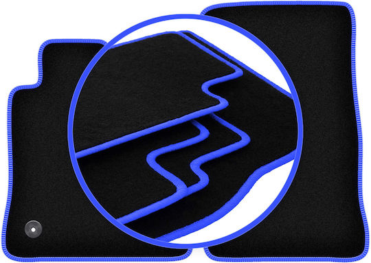 Carlux-blue Car Mats Chevrolet Camaro Vi Coupe 2015-2020
