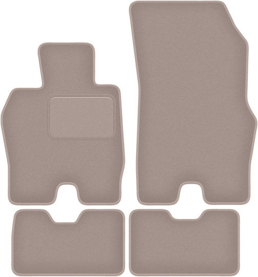 Beige Velvet Floor Mats Bmw I8 L12 Coupe 2014-2022