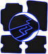 Carlux-blaue Fußmatten Ford Probe Mk2 Coupe 1993-1997