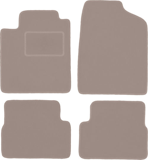Beige Velvet Floor Mats Toyota Celica Viii Coupe 1999-2006