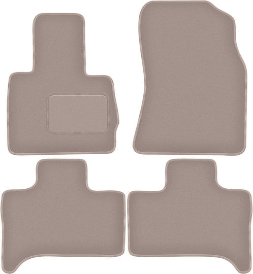 Beige Velvet Car Mats Bmw X5 E53 Xdrive 4WD 1999-2006