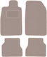 Beige Velvet Floor Mats Citroen Xm Break Station Wagon Sedan Hatchback Liftback 1989-2000