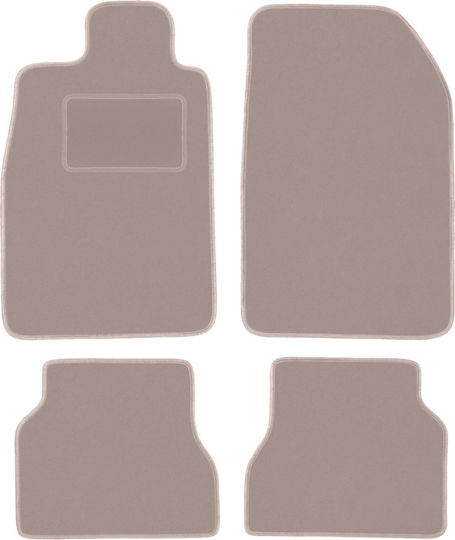 Beige Velvet Floor Mats Citroen Xm Break Station Wagon Sedan Hatchback Liftback 1989-2000