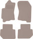 Beige Samt Fußmatten Subaru B9 Tribeca SUV 2009-2009