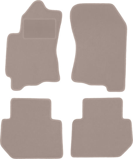 Beige Samt Fußmatten Subaru B9 Tribeca SUV 2009-2009