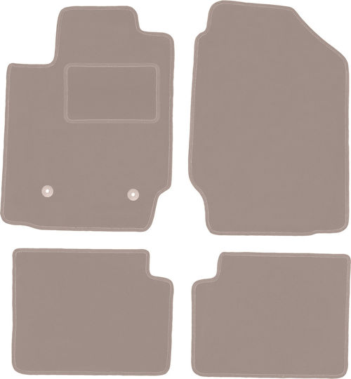 Beige Samt Fußmatten Toyota Matrix Hatchback 2002-2010
