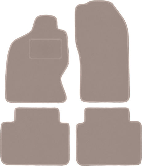 Beige Samt Fußmatten Nissan Terrano II 0 1993-2005