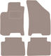 Beige Samt Fußmatten Chevrolet Lacetti Hatchback Limousine 2003-2012