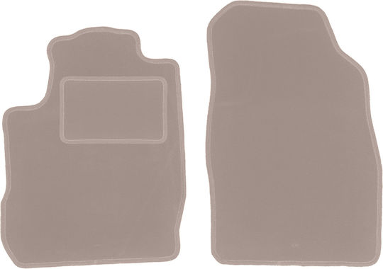 Beige Velvet Car Mats Ford Streetka Cabrio 2003-2006