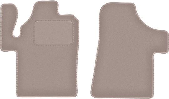 Beige Velvet Car Mats Mercedes-Benz Viano W639 Van 2003-2014