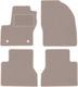 Beige Samt Fußmatten Ford Tourneo Connect Kombivan 2013-2017