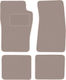 Beige Velvet Floor Mats Ford Explorer Mk2 Suv 1994-2000