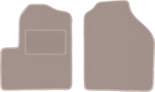 Beige Velvet Floor Mats Ford Tourneo Connect Van 2003-2012