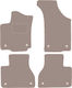 Beige Velvet Car Mats Volkswagen Phaeton Sedan 2002-2016