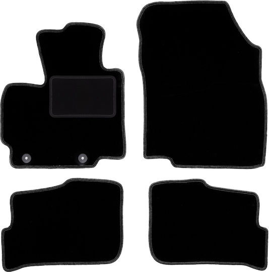 Black Velvet Floor Mats Mitsubishi Space Star Ii Hatchback 2013
