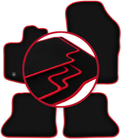 Carlux-red Car Mats Dacia Dokker Minivan 2013