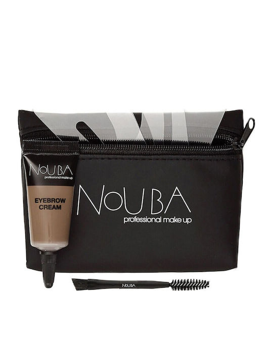 Nouba Makeup Set for the Eyebrows with Toiletry Bag 3pcs