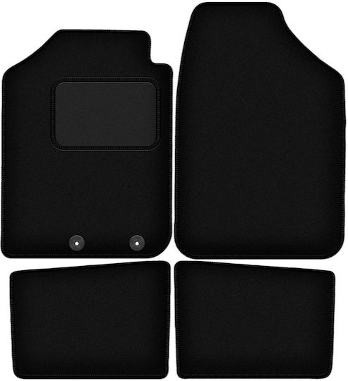 Black Velvet Floor Mats Dacia Spring Hatchback 2021