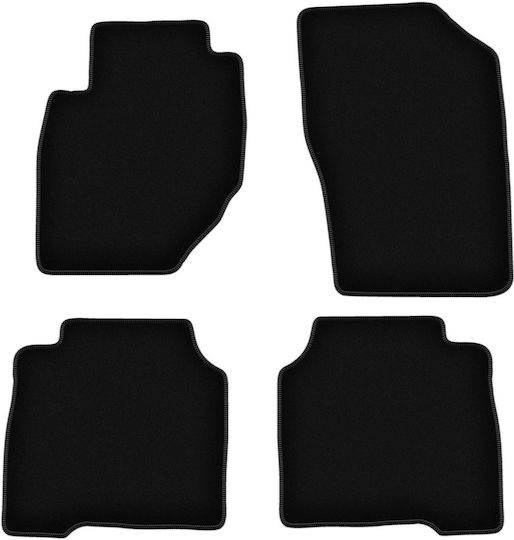 Basic Black Velvet Floor Mats Hyundai Terracan Suv 2001-2006